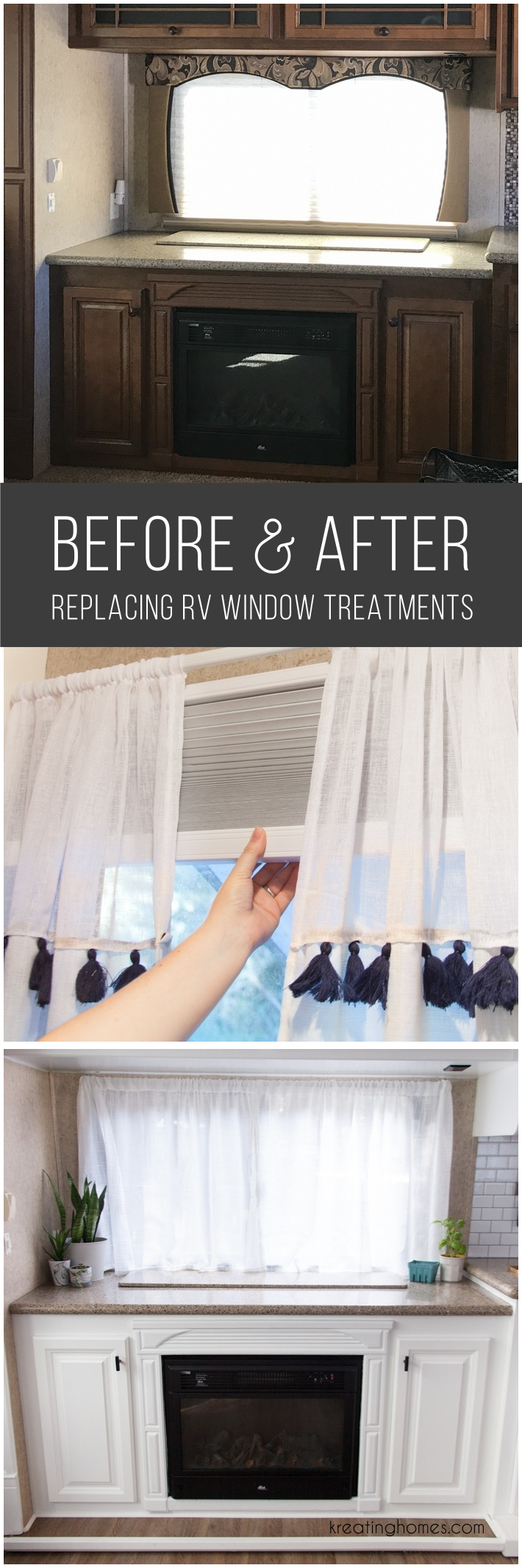 Replacing Rv Window Treatments Kreating Homes